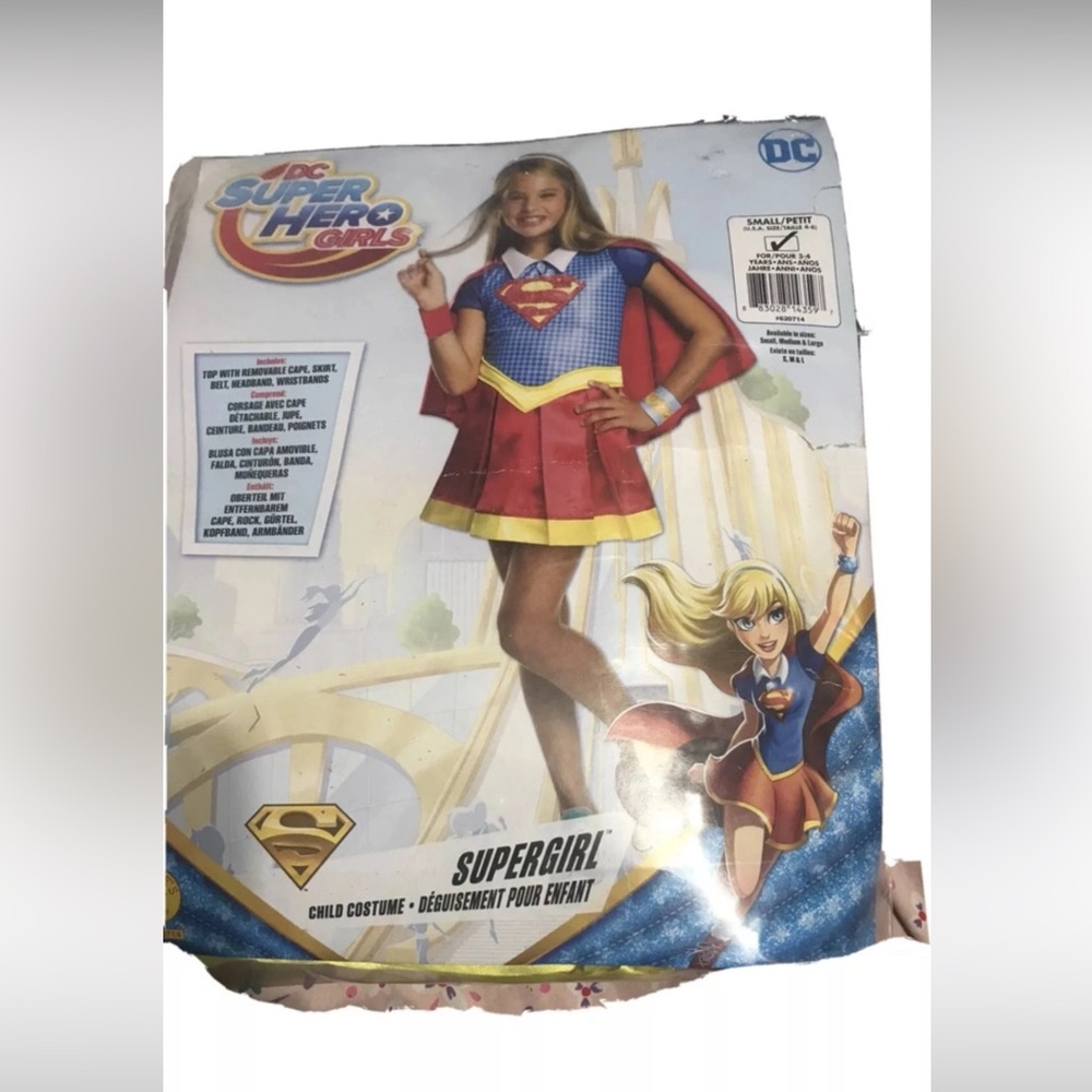 DC Super Hero Girls Supergirl Costume - Red and Blue